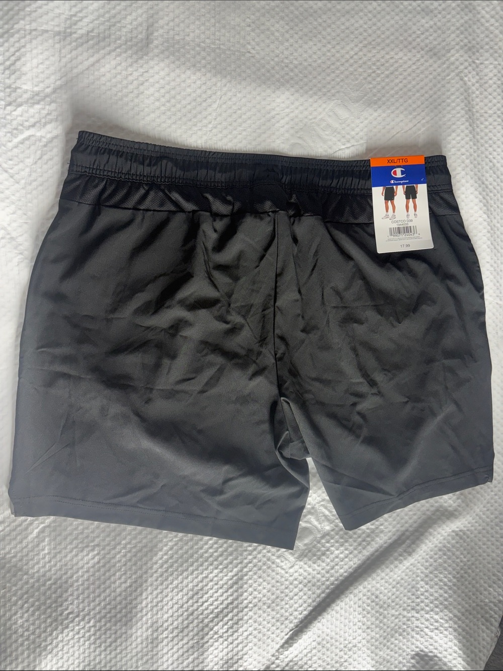 Champion Men's Black Performance Training Shorts